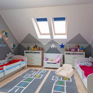 Fotoliu Multifunctional Bej pentru Copii 2 in 1 Moale si Confortabil, Sigur cu Husa Detasabila pentru Spalare - imagine 5