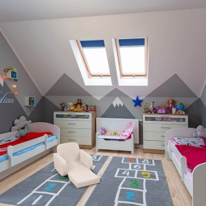 Fotoliu Multifunctional Bej pentru Copii 2 in 1 Moale si Confortabil, Sigur cu Husa Detasabila pentru Spalare - imagine 10