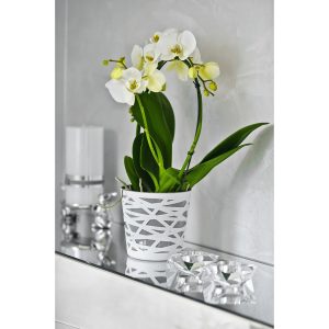 Ghiveci Bicolor 13cm Plastic pentru Plante Stylish - Design Elegant si Durabilitate pentru Acasa - imagine 4