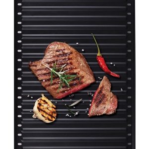 Grill electric Heinner 1800W 41x26 cm negru cu invelis anti-adeziv si termostat reglabil - imagine 4