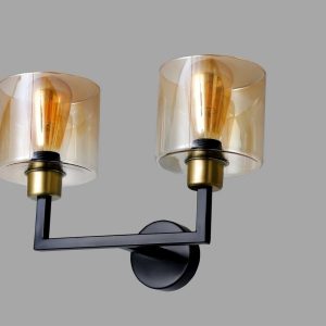 Lampa de perete Luin 8317-2A E27 60W metalica design modern pentru interior - imagine 3