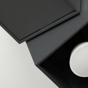 Lampa de tavan Lampex Kraft 1 Black GU10 40W metal compact design modern ideal pentru living birou dormitor - imagine 6