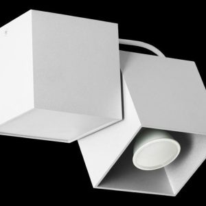 Lampa de tavan Lampex Kraft 1 White 40W GU10 design modern din metal pentru interior elegant - imagine 3