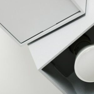 Lampa de tavan Lampex Kraft 1 White 40W GU10 design modern din metal pentru interior elegant - imagine 6