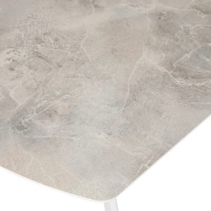 Masa Ares 1042 Alb MDF 180x75x80 cm cu Picioare din Plastic pentru Birou sau Dining - imagine 9