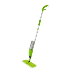 Mop cu rezervor și pulverizator Wet Wenko 128 cm aluminiu plastic poliester verde - curățenie eficientă și rapidă