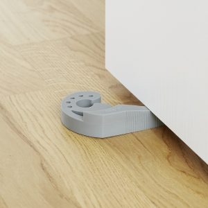 Opritor usa Wenko Multi-Stop termoplastic gri 2.5x7.7x11.8 cm pentru organizare casa - imagine 6