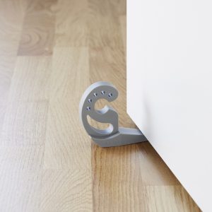 Opritor usa Wenko Multi-Stop termoplastic gri 2.5x7.7x11.8 cm pentru organizare casa - imagine 7