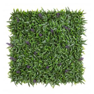 Panou verde artificial Lavender Green Bizzotto 50x50 cm gradina verticala rezistent la intemperii si UV