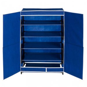 Pantofar textil compact Wenko Air pentru 16 perechi de încălțăminte, 5 rafturi, organizare eficientă, design modern - imagine 6