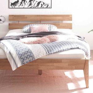 Pat Elke 140x200 cm bej PAL - Pat Modern fără Somieră și Saltea pentru Confort în Dormitor - imagine 3