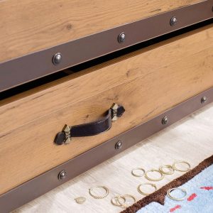 Pat extensibil Çilek Pirate Pull-Out Bed 90x180 cm Multicolor PAL 18 mm pentru copii - imagine 3