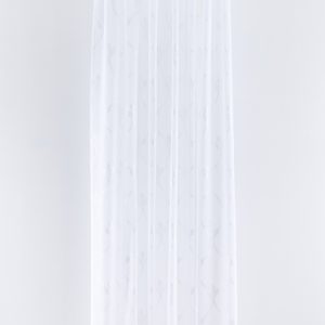 Perdea Mendola Interior Aveiro 500x260 cm Poliester Alb Design Clasic cu Insertii Metalizate - imagine 2