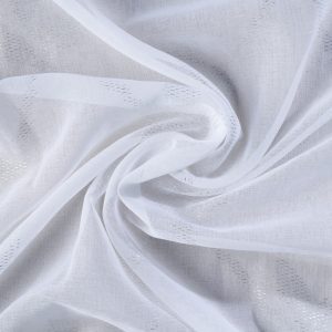 Perdea Mendola Interior Aveiro 500x260 cm Poliester Alb Design Clasic cu Insertii Metalizate - imagine 5