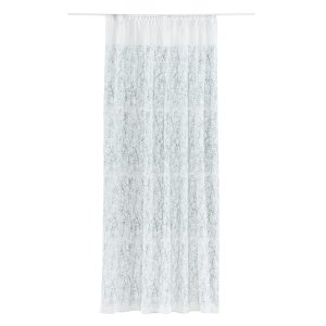 Perdea Mendola Oslo 300x260 cm poliester albastru cu pattern floral brodat si rejansa multifunctionala - imagine 2
