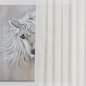 Perdea Mendola Interior Sible Crush 300x260 cm Bej Poliester pentru Decor Elegant - imagine 2