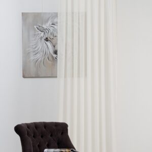 Perdea Mendola Interior Sible Crush 300x260 cm Bej Poliester pentru Decor Elegant - imagine 1