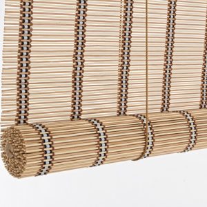 Jaluzea rulou Tolosa Bizzotto 90x180 cm bambus poliester bej - imagine 3