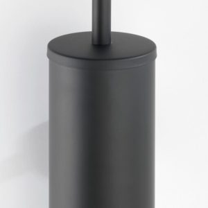 Perie toaleta cu suport prindere Bosio Wenko Power-Loc inox negru 40.5x13x9 cm accesorii baie moderne - imagine 3