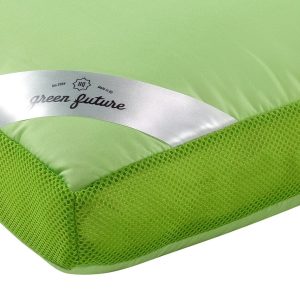 Perna Aero Memory 50x60 Verde din Bambus pentru Probleme Cervicale cu Umplutură de Fulg de Spumă Memory - imagine 4