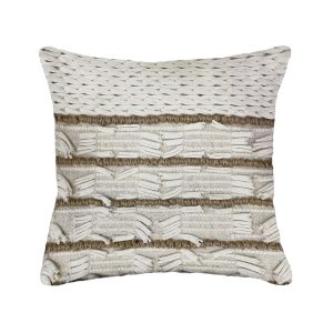 Perna decorativa Sand Bedora 45x45 cm bumbac si iuta cusatura manuala pentru confortul casei - imagine 7