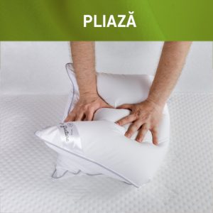Perna Feeling 100 40x40 cm din puf de gasca 100% - confort si suport optim pentru somn de calitate - imagine 14