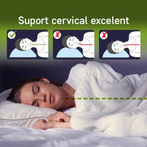 Perna Feeling 100 70x70 cm Puf de gasca 100% pentru un somn confortabil si sanatos - imagine 11