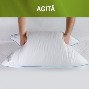 Perna Green Future LIFE 50x70 cm umplutură nanofibră hipoalergenică din bumbac de calitate superioară made in Romania - imagine 14