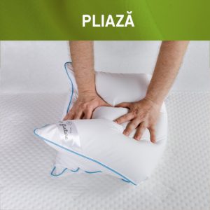 Perna Green Future LIFE 50x70 cm umplutură nanofibră hipoalergenică din bumbac de calitate superioară made in Romania - imagine 16