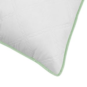 Perna microfibra matlasata Slypo 50x70 cm cu umplutura din puf siliconic, fermitate medie, usor de intretinut, culoare variabila - imagine 3