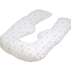 Perna multifunctionala Bebeluca pentru gravide si alaptare, dimensiuni 58x33x50 cm, husa detasabila, ergonomica, suport pentru burtica, spate, cap si gat - imagine 3