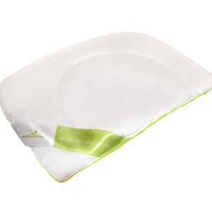 Perna Green Future Nature Kids 35x50 cm Alb Hipoalergenică din Fibre de Bambus pentru Somnul Copilului