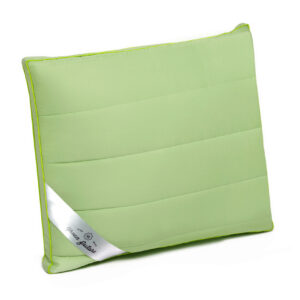 Perna Nature 37x37 Verde Hipoalergenica Din Bambus Cu Umplutura 100% Fibra de Bambus Si Bilute Siliconice - imagine 1