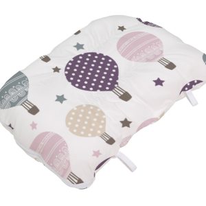 Perna ergonomică pentru gravide și alăptat Balloons 48x34x38 cm, suport ajustabil, husă detașabilă lavabilă, confort maxim pentru mame - imagine 6