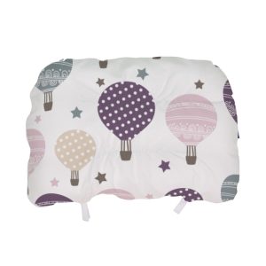 Perna ergonomică pentru gravide și alăptat Balloons 48x34x38 cm, suport ajustabil, husă detașabilă lavabilă, confort maxim pentru mame - imagine 7