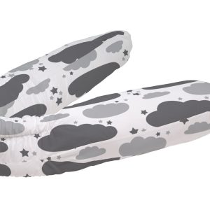 Perna ergonomică pentru gravide și alăptat Clouds 48x34x38 cm - Confort maxim și suport ideal pentru burtică - imagine 3
