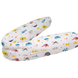 Perna pentru gravide si alaptat Jollie Olliphant 48x34x38 cm ergonomica detasabila lavabila confort maxim suport burtica - imagine 4