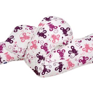Perna ergonomică Mouse pentru gravide și alăptat 48x34x38 cm, cu față detașabilă și lavabilă, suport confortabil pentru burtică și spate - imagine 6