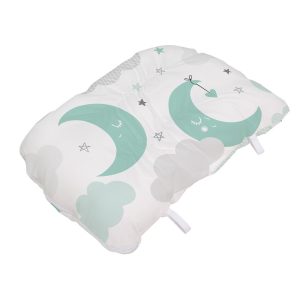 Perna ergonomica pentru gravide si alaptat Over the Moon, Grey, 48x34x38 cm, confort maxim si suport ideal - imagine 5
