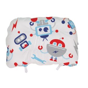 Perna Ergonomică pentru Gravide și Alăptat Robots 48x34x38 cm, Suport Ideal pentru Burtică, Confort Maxim, Husă Lavabilă - imagine 7