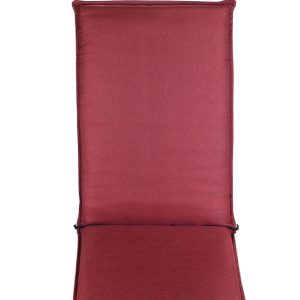 Perna scaun cu spatar Alcam De Luxe Grena 118x48x7 cm exterior interior 100% PES spuma poliuretanica - imagine 4