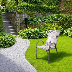 Perna scaun cu spatar Alcam Midsummer 105x48x3 cm microfibra matlasta Lavanda confort exterior - imagine 4