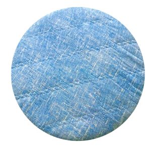 Perna scaun matlasata Alcam Blue Jeans Ø36 cm exterior 100% PES interior spuma poliuretanica - imagine 3