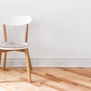 Perna scaun matlasata Alcam Lavanda Ø36 cm 100% PES spuma poliuretanica pentru interior si exterior - imagine 3