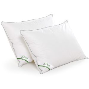 Perna Sleep Green Future 50x70 cm 40% puf gâscă 60% pană de gâscă bumbac 100% pentru somn odihnitor - imagine 3