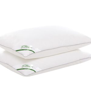 Perna Sleep Green Future 50x70 cm 40% puf gâscă 60% pană de gâscă bumbac 100% pentru somn odihnitor - imagine 4