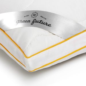 Perna Wool 45x65 cm din Lână Merinos cu Umplutură Siliconică și Envelopă din Bambus - imagine 5