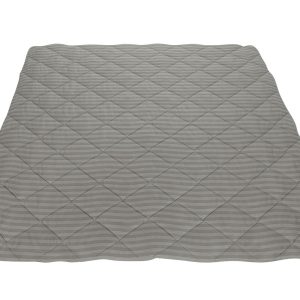 Pilota Alcam Damasc Grey 140x200 cm cu umplutura din bambus 300 g/mp pentru confort si relaxare nocturna - imagine 4