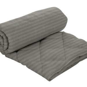 Pilota Alcam Damasc Grey 200x220 cm umplutura bambus 300 g/mp confort si aerisire excelente - imagine 2