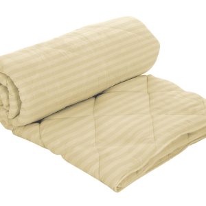 Pilota Alcam Damasc Ivoire 180x200 cm cu umplutură din bambus 300 g/mp pentru un somn relaxant și confortabil - imagine 2